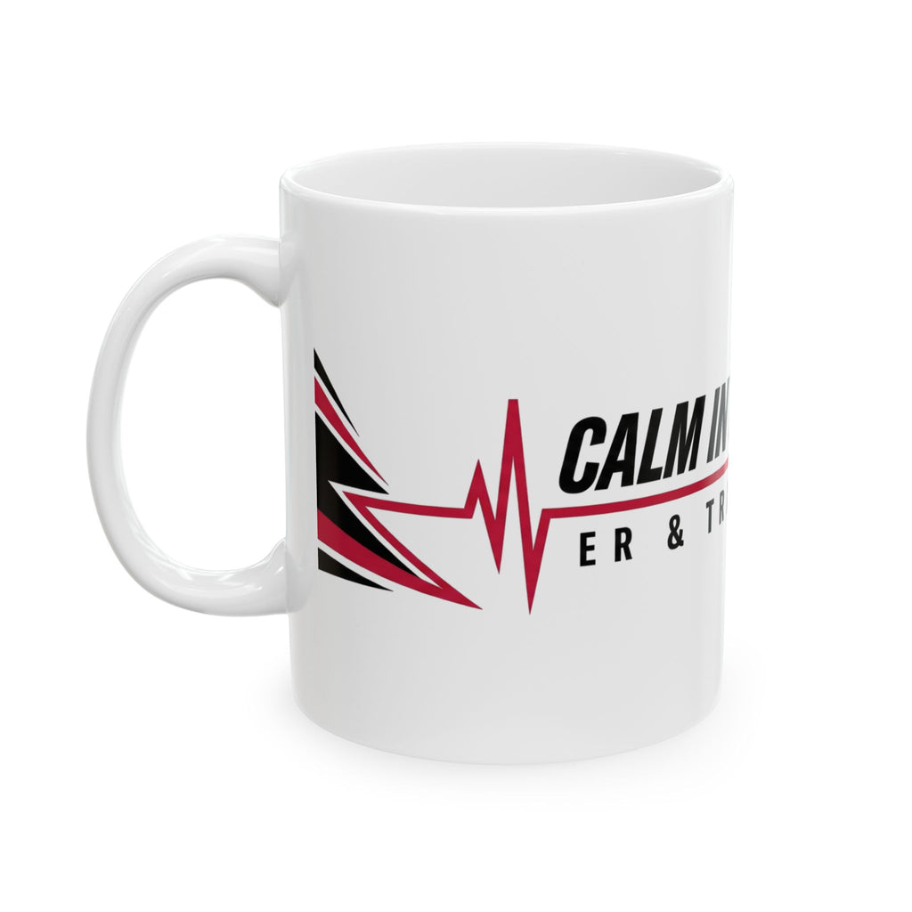 Calm in the Chaos Ceramic Mug — EMT & Trauma Care First Responder Coffee Cup (11oz/15oz)