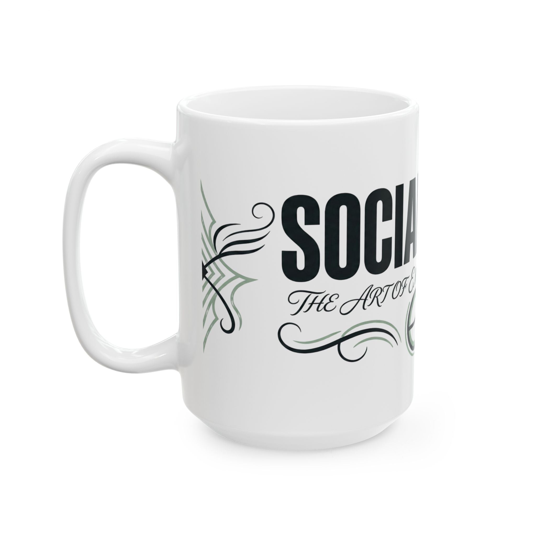 Social Worker Ceramic Mug — Empowering Others Coffee Cup (11oz/15oz)