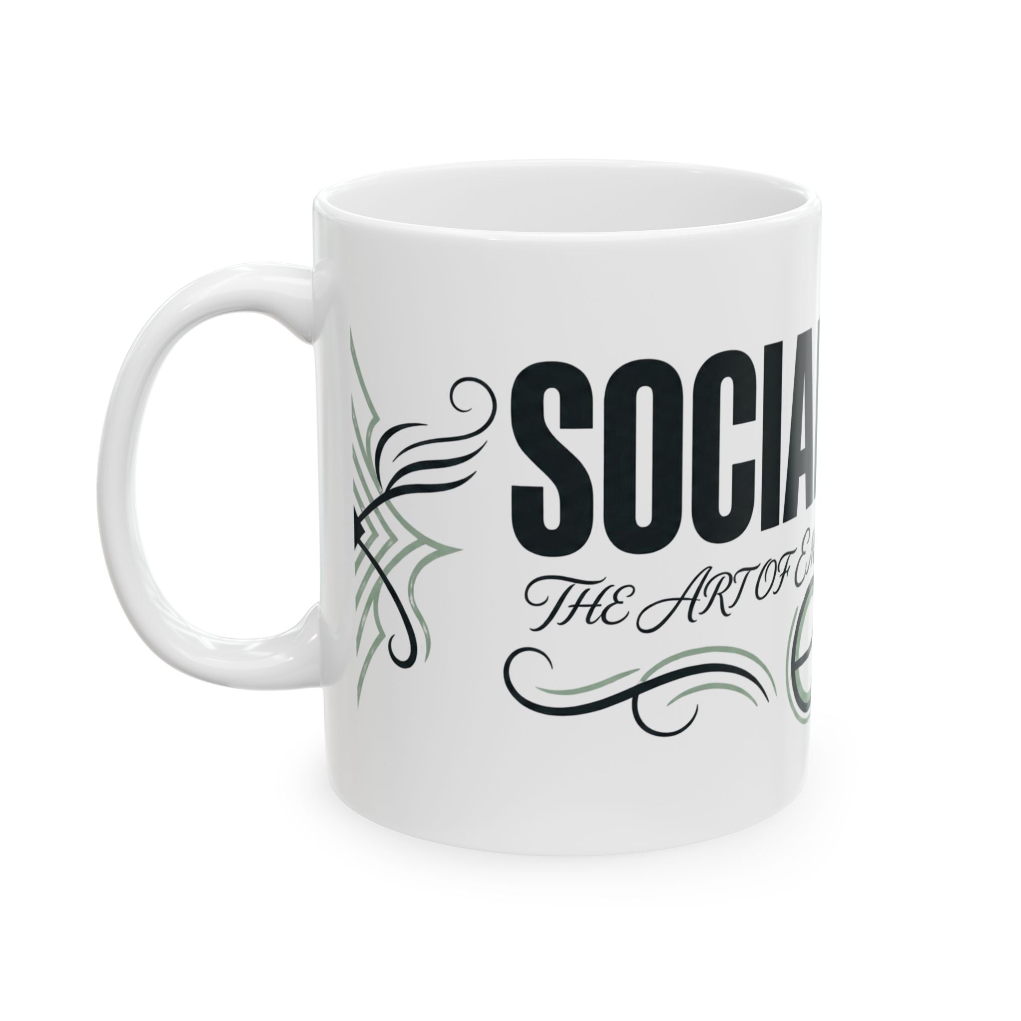 Social Worker Ceramic Mug — Empowering Others Coffee Cup (11oz/15oz)