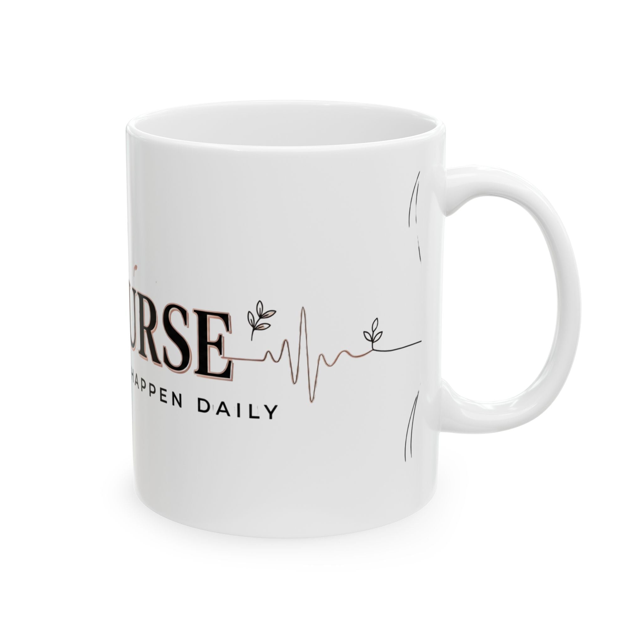 L&D Nurse Ceramic Coffee Mug – Labor & Delivery Nurse Gift, 'Where Miracles Happen Daily'