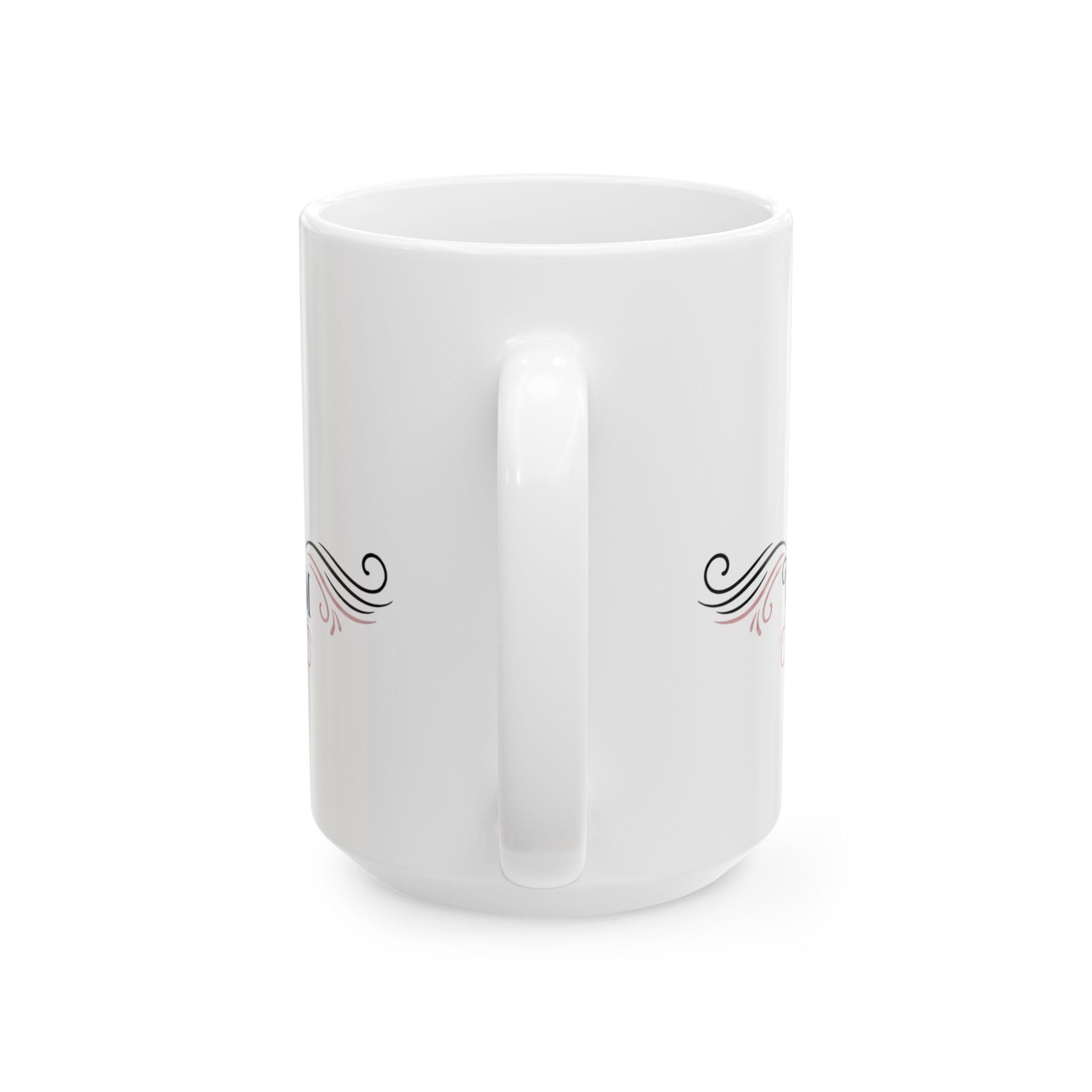 CNA Ceramic Mug — "Compassion in Human Form" Coffee Cup with Wings & Heartbeat Design