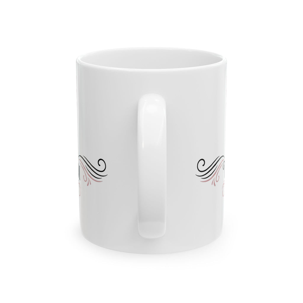 CNA Ceramic Mug — "Compassion in Human Form" Coffee Cup with Wings & Heartbeat Design