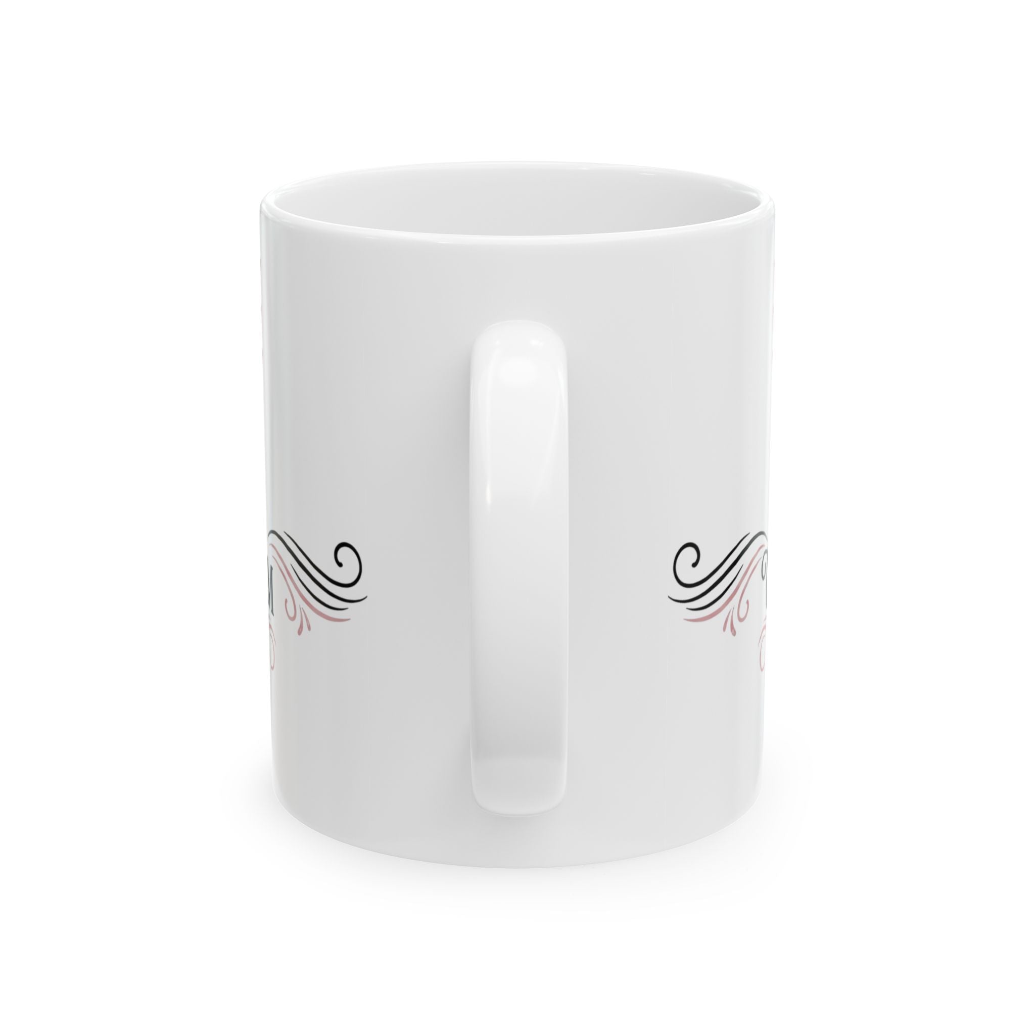 CNA Ceramic Mug — "Compassion in Human Form" Coffee Cup with Wings & Heartbeat Design